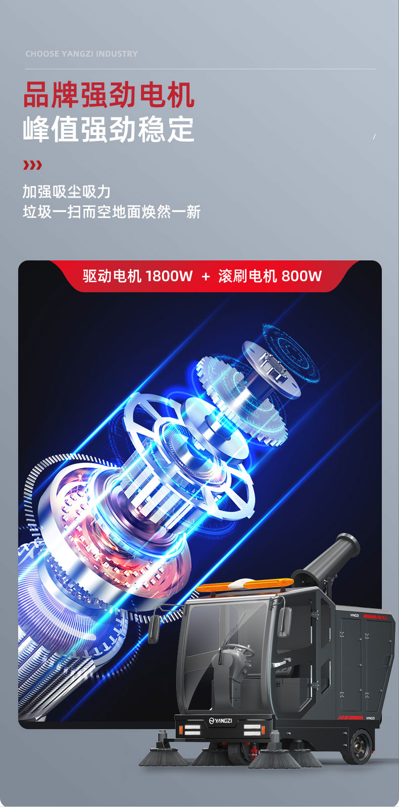 揚子駕駛式掃地機(jī)YZ-S15